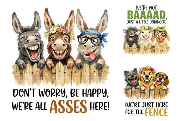 Creative Magic with Funny Peeking Animal Sublimation PNGs