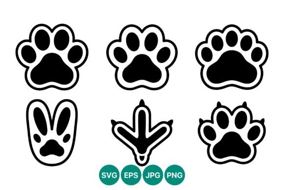 Creative Uses for Your Animal Paw Prints Vector Set