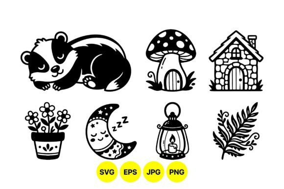 Enchant Your Designs with a Woodland Animal Clipart Set