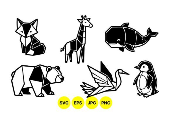 Geometric Animal SVG Collection: Icons for Modern Brands