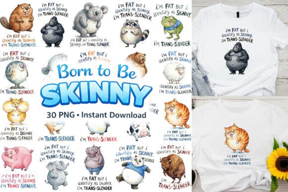Get Creative with the Funny Trans-Slender Fat Animal Bundle